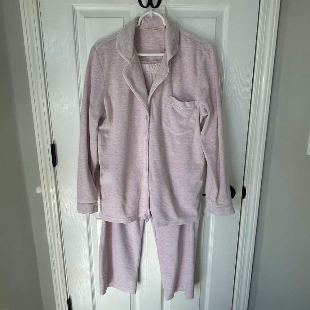 Soft Surroundings Light Pink Two-Piece Pajama Set